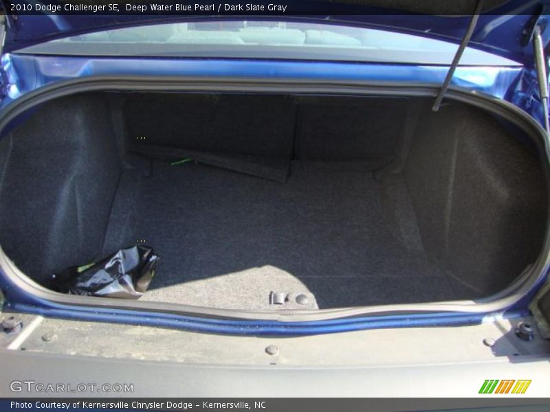 Deep Water Blue Pearl / Dark Slate Gray 2010 Dodge Challenger SE