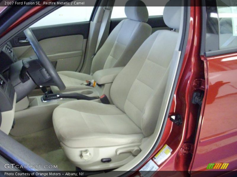 Redfire Metallic / Camel 2007 Ford Fusion SE