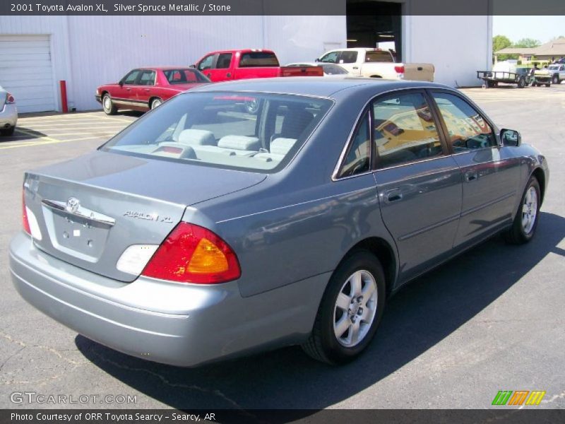 Silver Spruce Metallic / Stone 2001 Toyota Avalon XL