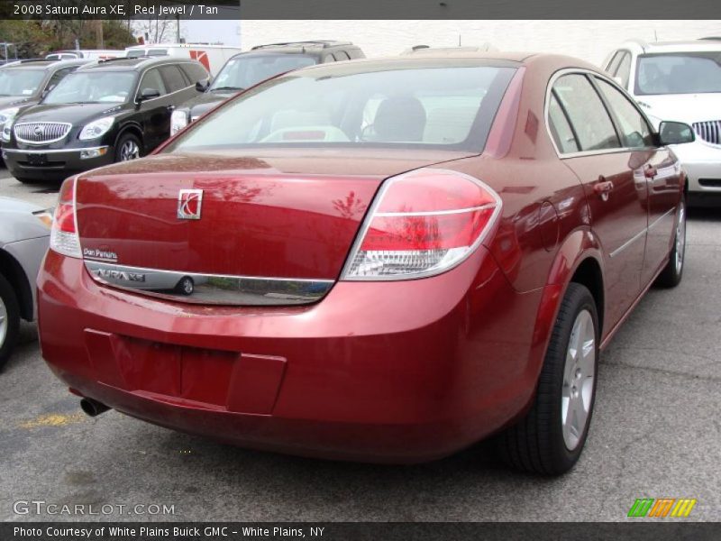 Red Jewel / Tan 2008 Saturn Aura XE