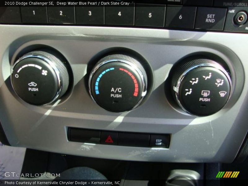 Deep Water Blue Pearl / Dark Slate Gray 2010 Dodge Challenger SE