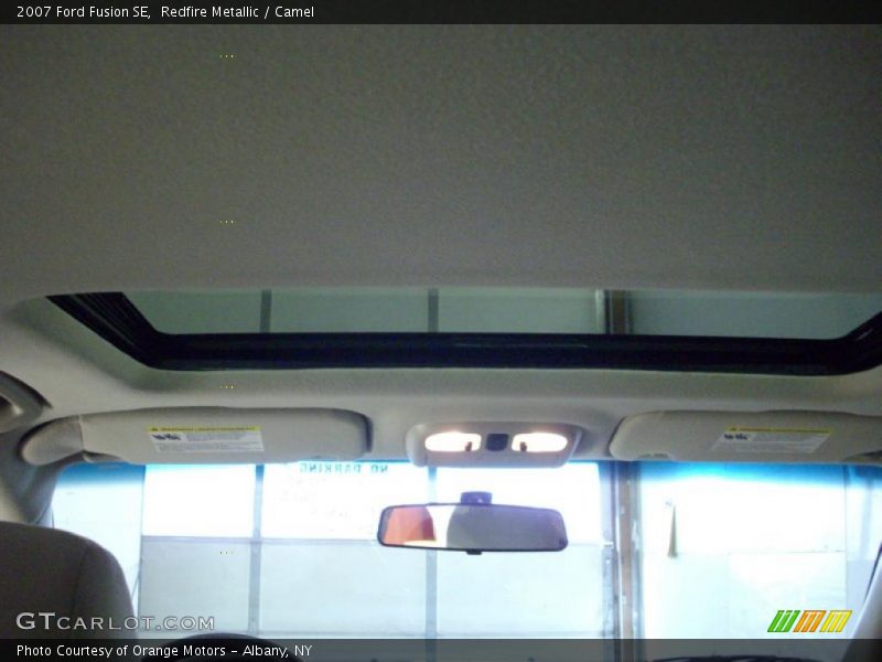 Redfire Metallic / Camel 2007 Ford Fusion SE