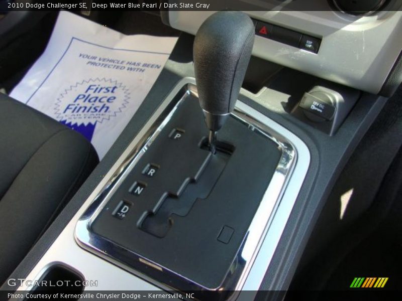 Deep Water Blue Pearl / Dark Slate Gray 2010 Dodge Challenger SE