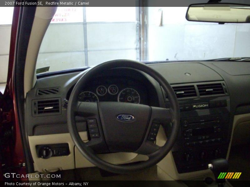 Redfire Metallic / Camel 2007 Ford Fusion SE