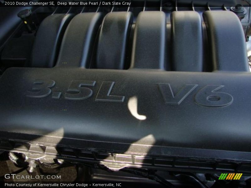 Deep Water Blue Pearl / Dark Slate Gray 2010 Dodge Challenger SE