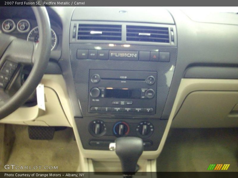 Redfire Metallic / Camel 2007 Ford Fusion SE