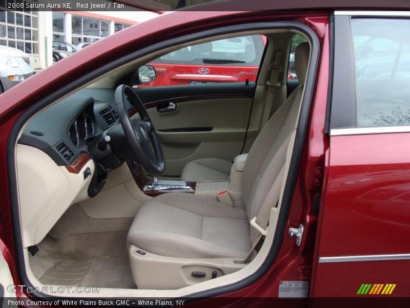 Red Jewel / Tan 2008 Saturn Aura XE