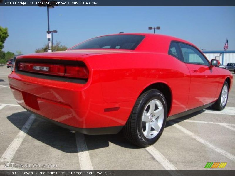 TorRed / Dark Slate Gray 2010 Dodge Challenger SE