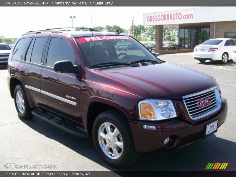 Cranberry Red Metallic / Light Gray 2006 GMC Envoy SLE 4x4