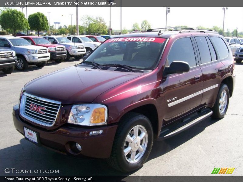 Cranberry Red Metallic / Light Gray 2006 GMC Envoy SLE 4x4