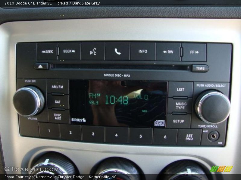 TorRed / Dark Slate Gray 2010 Dodge Challenger SE