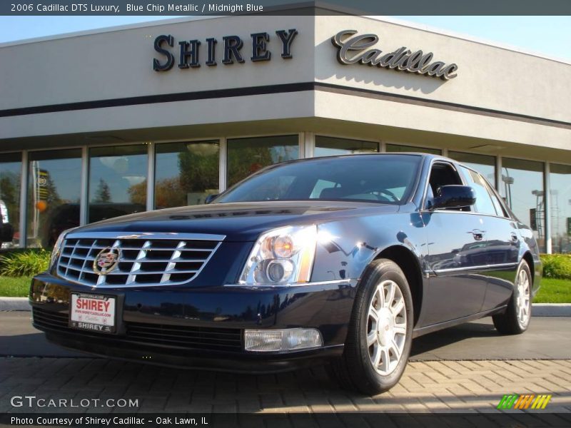 Blue Chip Metallic / Midnight Blue 2006 Cadillac DTS Luxury