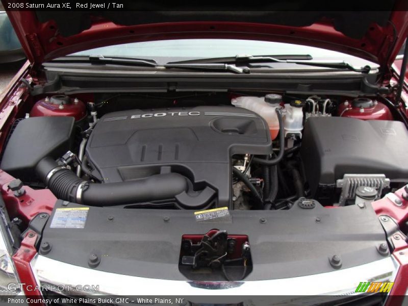 Red Jewel / Tan 2008 Saturn Aura XE