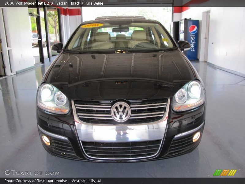 Black / Pure Beige 2006 Volkswagen Jetta 2.0T Sedan