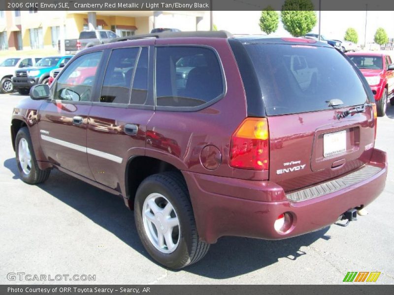 Cranberry Red Metallic / Light Tan/Ebony Black 2006 GMC Envoy SLE