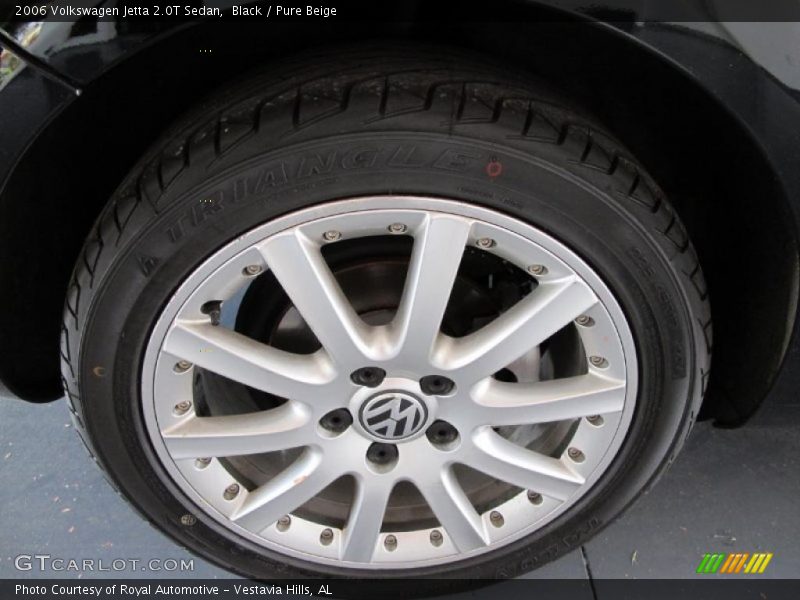 Black / Pure Beige 2006 Volkswagen Jetta 2.0T Sedan