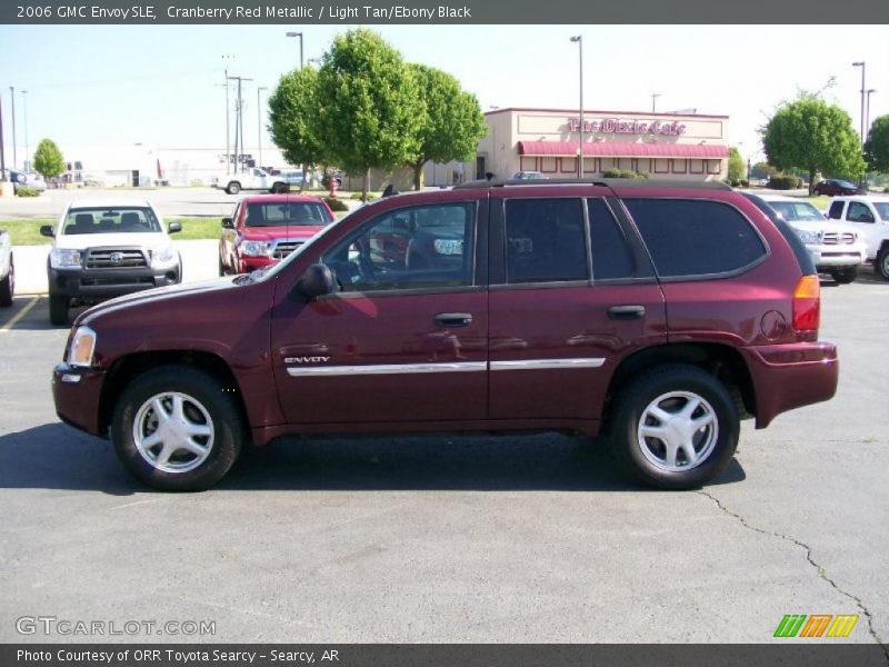 Cranberry Red Metallic / Light Tan/Ebony Black 2006 GMC Envoy SLE