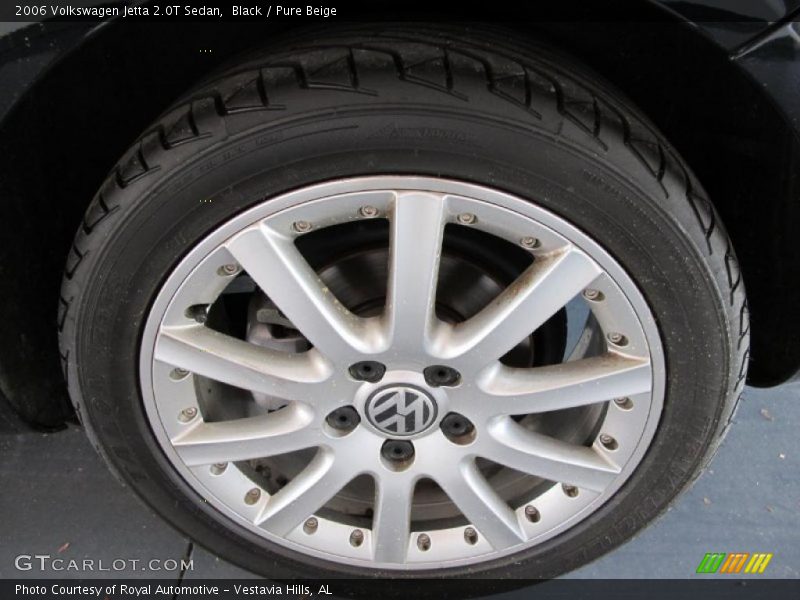 Black / Pure Beige 2006 Volkswagen Jetta 2.0T Sedan