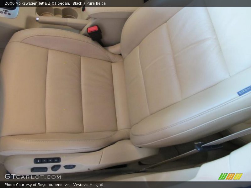 Black / Pure Beige 2006 Volkswagen Jetta 2.0T Sedan