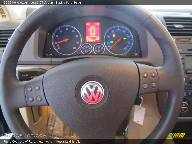 Black / Pure Beige 2006 Volkswagen Jetta 2.0T Sedan