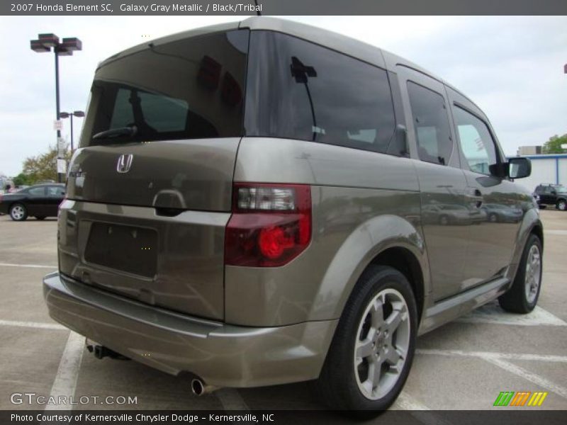 Galaxy Gray Metallic / Black/Tribal 2007 Honda Element SC
