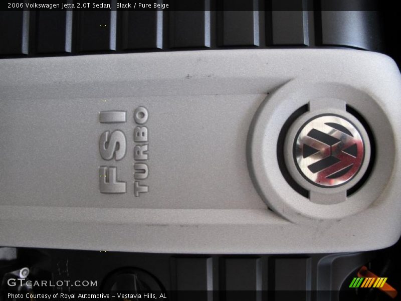 Black / Pure Beige 2006 Volkswagen Jetta 2.0T Sedan