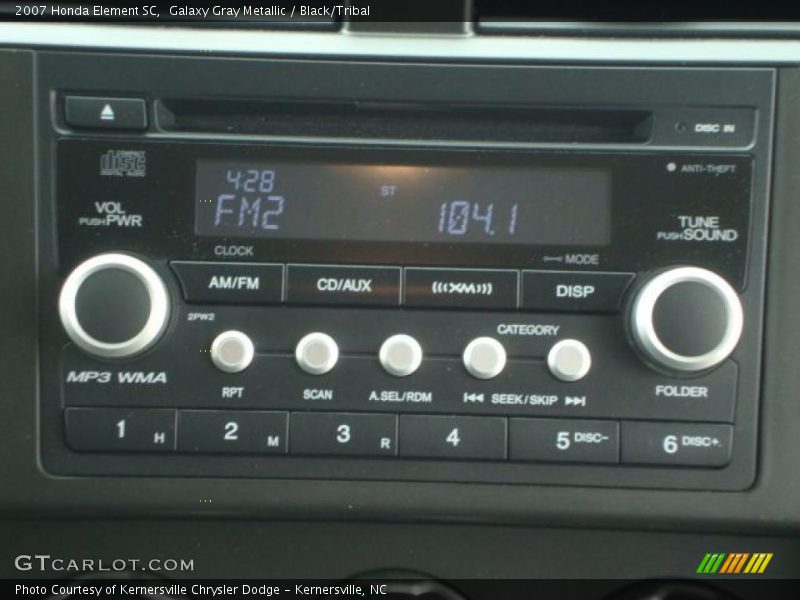 Galaxy Gray Metallic / Black/Tribal 2007 Honda Element SC