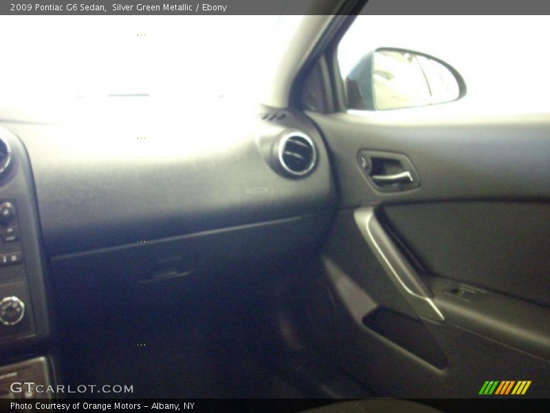 Silver Green Metallic / Ebony 2009 Pontiac G6 Sedan