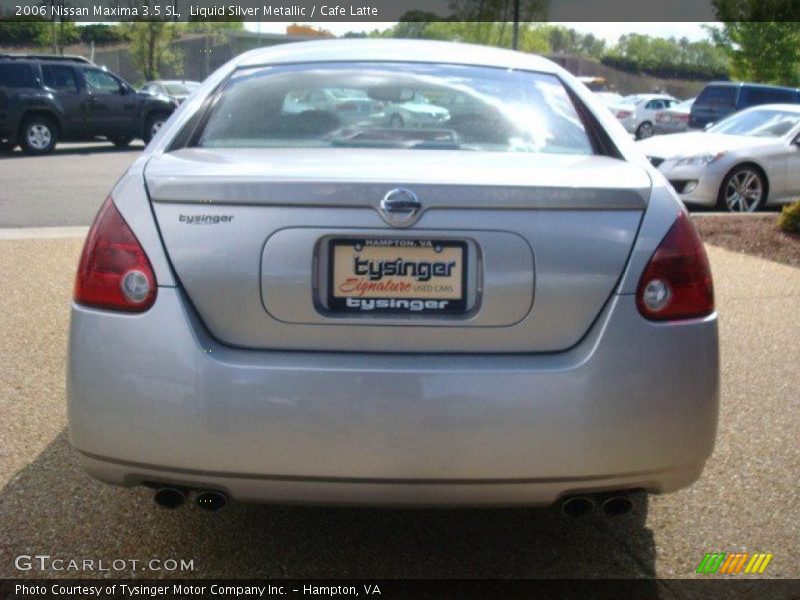 Liquid Silver Metallic / Cafe Latte 2006 Nissan Maxima 3.5 SL