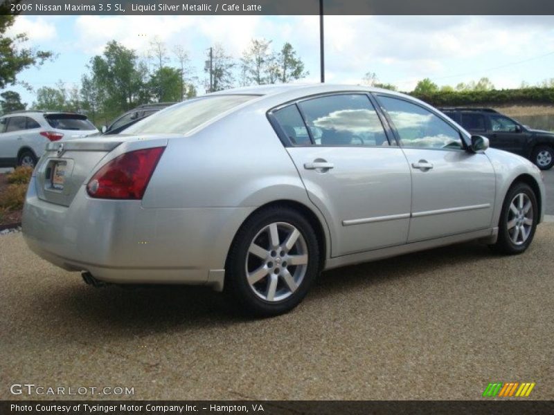 Liquid Silver Metallic / Cafe Latte 2006 Nissan Maxima 3.5 SL