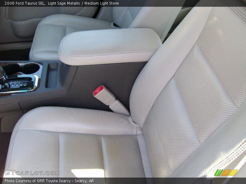 Light Sage Metallic / Medium Light Stone 2008 Ford Taurus SEL