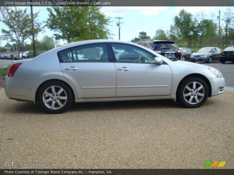 Liquid Silver Metallic / Cafe Latte 2006 Nissan Maxima 3.5 SL