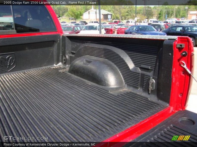 Flame Red / Taupe 2005 Dodge Ram 1500 Laramie Quad Cab