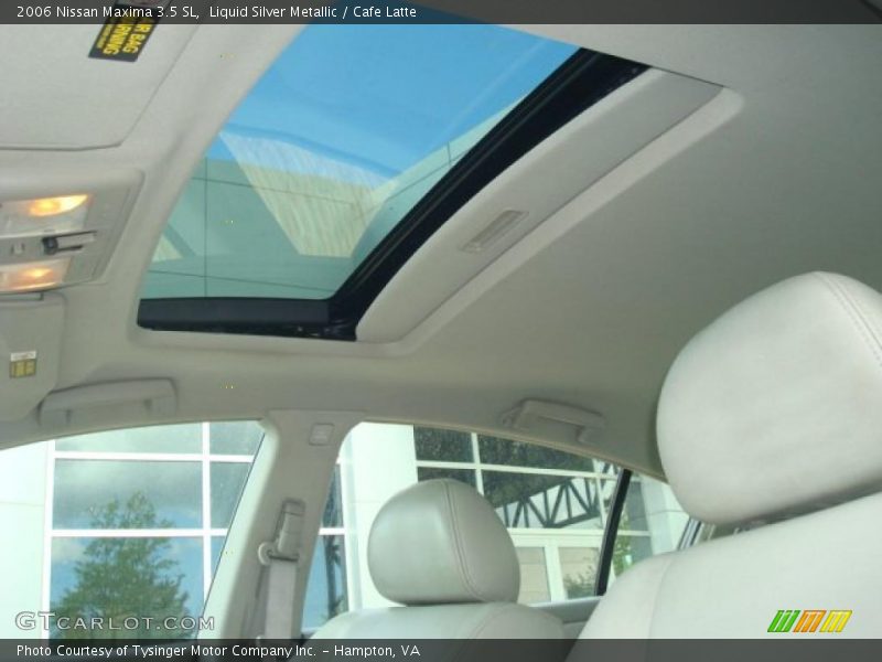 Liquid Silver Metallic / Cafe Latte 2006 Nissan Maxima 3.5 SL