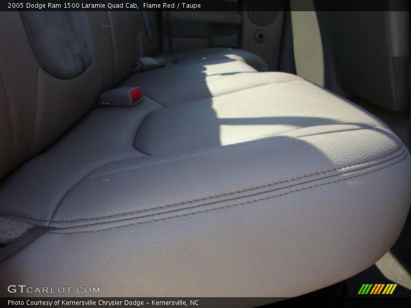 Flame Red / Taupe 2005 Dodge Ram 1500 Laramie Quad Cab