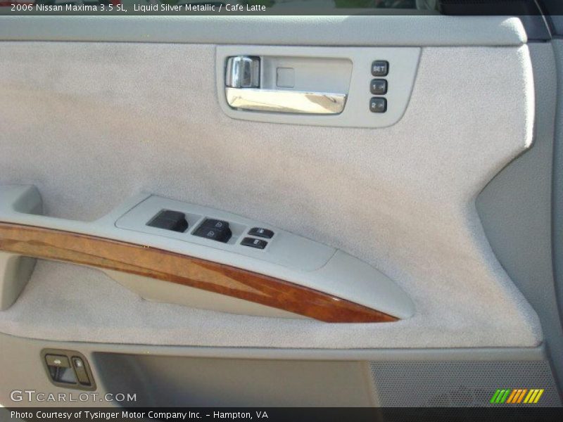 Liquid Silver Metallic / Cafe Latte 2006 Nissan Maxima 3.5 SL