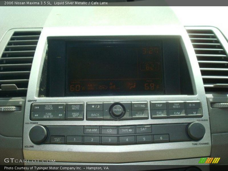 Liquid Silver Metallic / Cafe Latte 2006 Nissan Maxima 3.5 SL