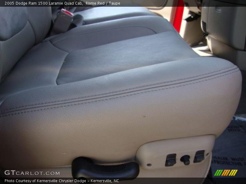 Flame Red / Taupe 2005 Dodge Ram 1500 Laramie Quad Cab