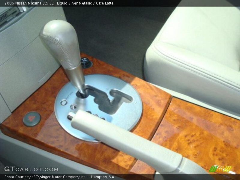 Liquid Silver Metallic / Cafe Latte 2006 Nissan Maxima 3.5 SL