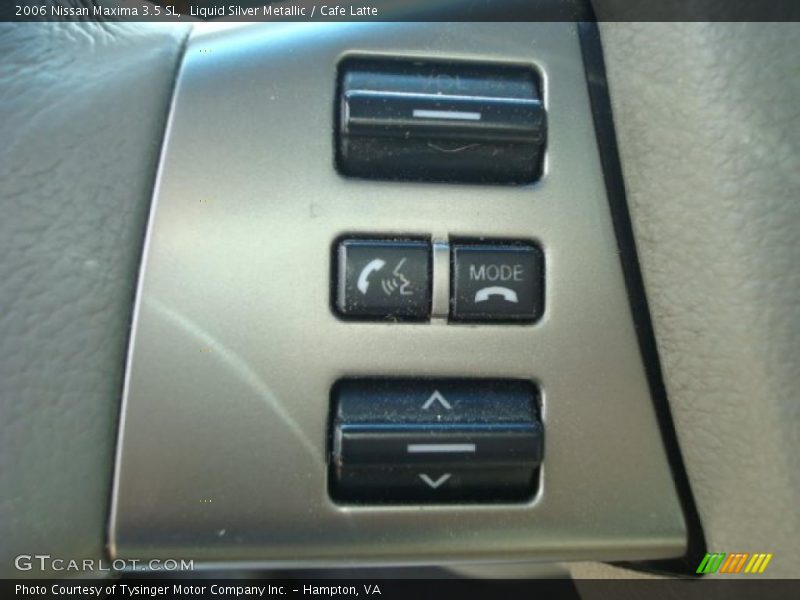 Liquid Silver Metallic / Cafe Latte 2006 Nissan Maxima 3.5 SL