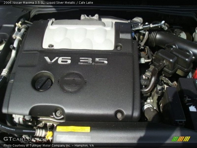 Liquid Silver Metallic / Cafe Latte 2006 Nissan Maxima 3.5 SL