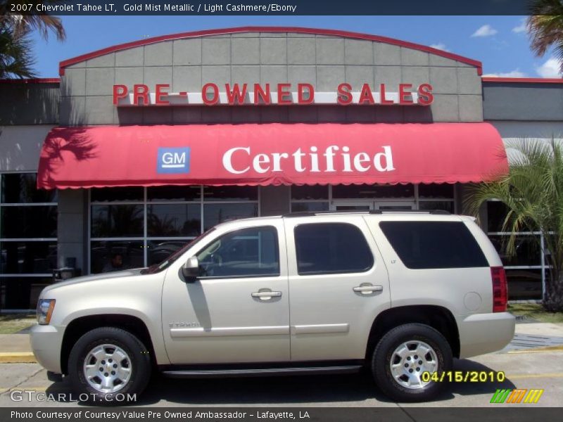 Gold Mist Metallic / Light Cashmere/Ebony 2007 Chevrolet Tahoe LT