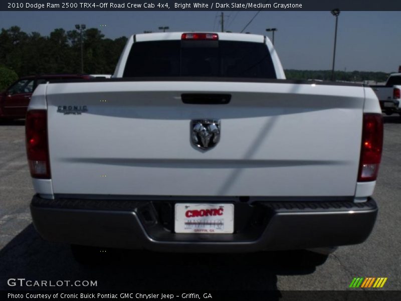 Bright White / Dark Slate/Medium Graystone 2010 Dodge Ram 2500 TRX4-Off Road Crew Cab 4x4
