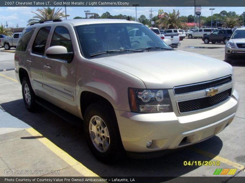 Gold Mist Metallic / Light Cashmere/Ebony 2007 Chevrolet Tahoe LT