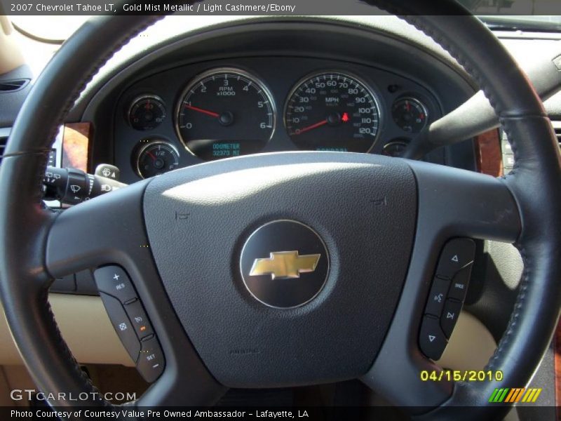 Gold Mist Metallic / Light Cashmere/Ebony 2007 Chevrolet Tahoe LT
