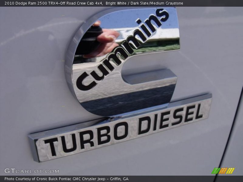 Bright White / Dark Slate/Medium Graystone 2010 Dodge Ram 2500 TRX4-Off Road Crew Cab 4x4