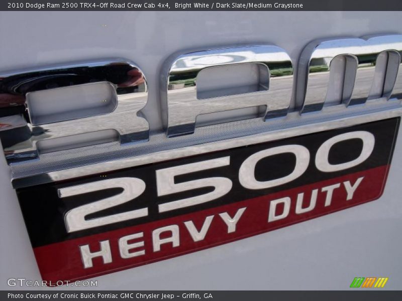 Bright White / Dark Slate/Medium Graystone 2010 Dodge Ram 2500 TRX4-Off Road Crew Cab 4x4
