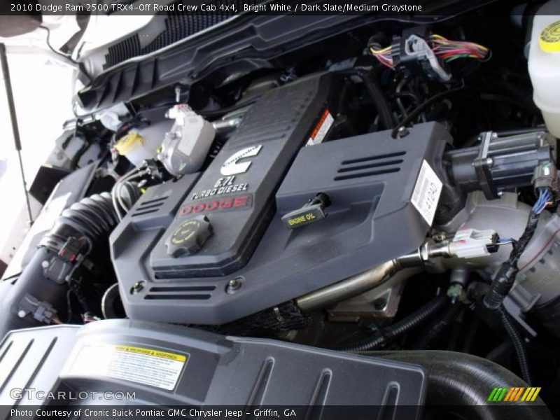 Bright White / Dark Slate/Medium Graystone 2010 Dodge Ram 2500 TRX4-Off Road Crew Cab 4x4