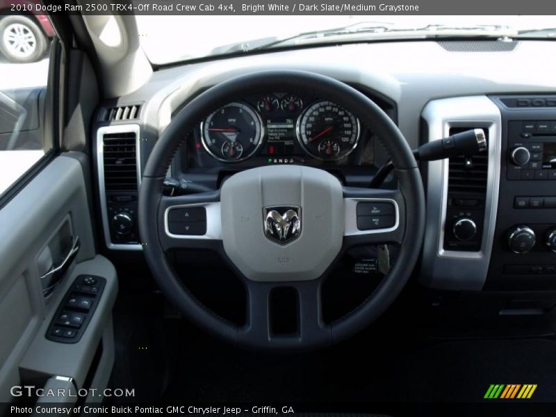 Bright White / Dark Slate/Medium Graystone 2010 Dodge Ram 2500 TRX4-Off Road Crew Cab 4x4