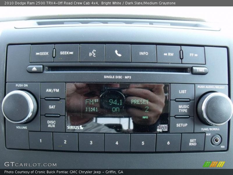 Bright White / Dark Slate/Medium Graystone 2010 Dodge Ram 2500 TRX4-Off Road Crew Cab 4x4